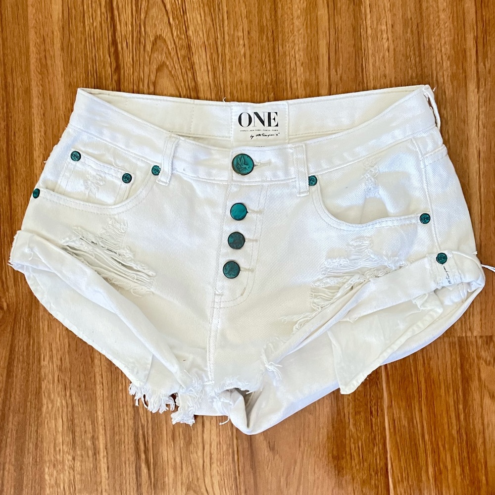 One Teaspoon Denim Bandit Shorts